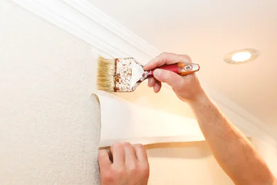 Pose de papier peint à Landresse — revêtements muraux et toiles de verre